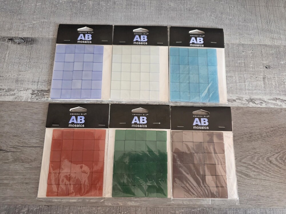 Amanda Blu Mosaics for Scrapbooking And Paper Crafts Lot of 6 Packs b101